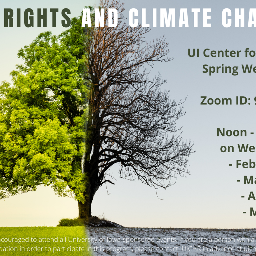 Human Rights and Climate Change: Iowa’s Challenges & Opportunities  promotional image