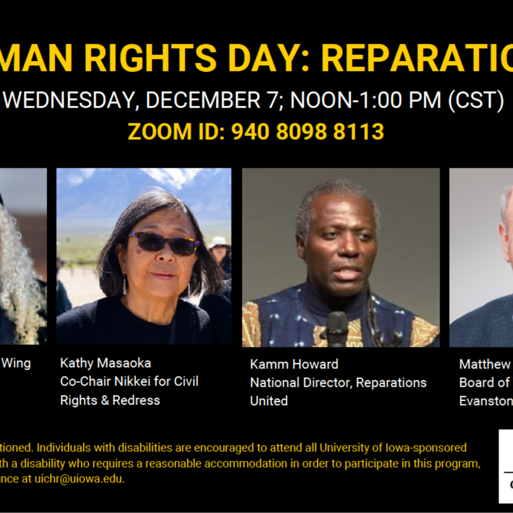Human Rights Day: Reparations promotional image