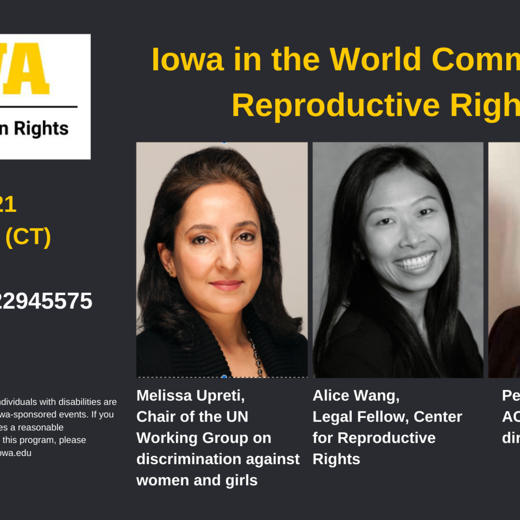 Iowa in the World Community: Reproductive Rights promotional image