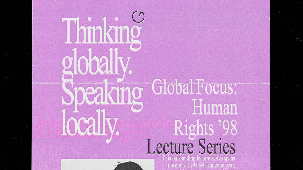 Wei Jingsheng event poster
