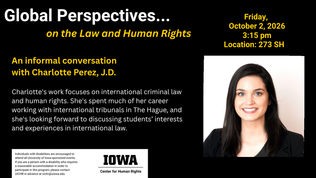 Global Perspectives: Law & Human Rights promotional image